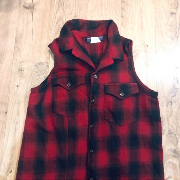 Super Long Vintage Plaid Shirt - Picture 6 of 6